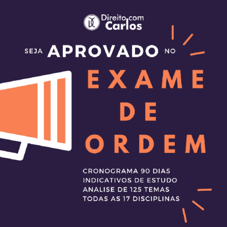 cronograma 90 dias Exame de Ordem OAB
