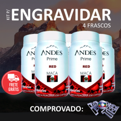 kit para engravidar maça peruana andes prime red