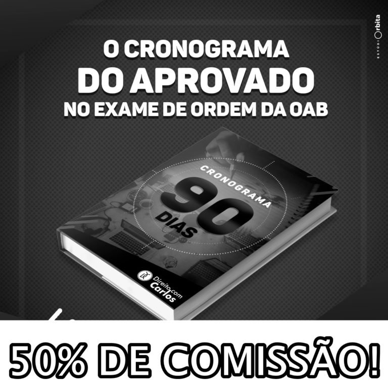 O cronograma do APROVADO no Exame de Ordem da OAB