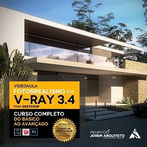 V-Ray 3.4 para Sketchup é um Curso Completo do Básico ao Avançado
