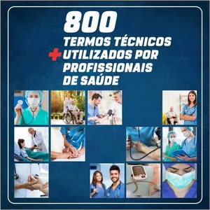 800 termos técnicos enfermagem e saúde Curso diário - DIcas