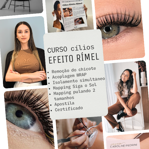 Curso Efeito Rímel por Caroline Pedrini + Cílios Completo é bom? Descubra tudo aqui! 1 Curso Efeito Rímel por Caroline Pedrini + Cílios Completo é bom? Descubra tudo aqui! Curso diário - DIcas