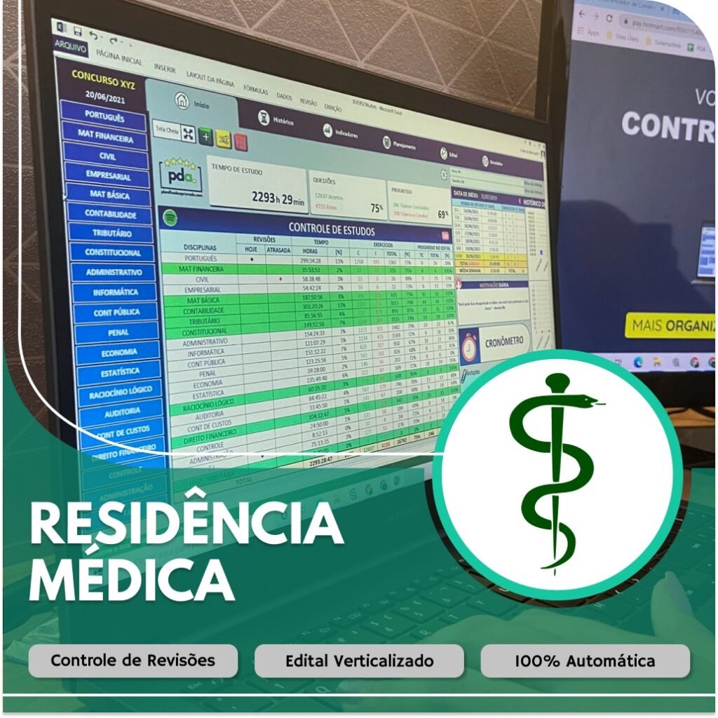 Planilha do Aprovado - Residência Médica Completa - Principais Dúvidas Compras Digitais Dicas de Cursos