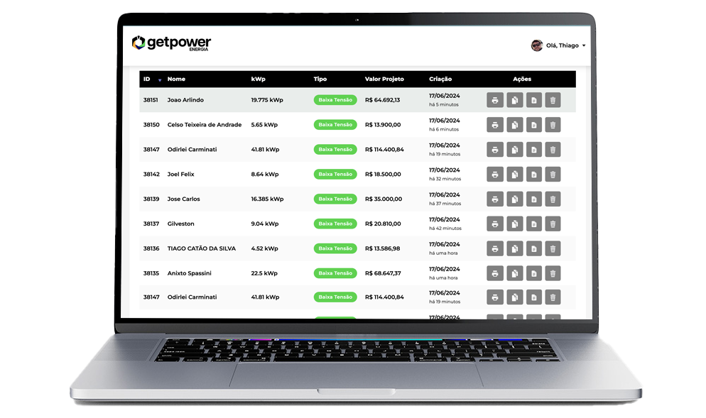 Getpower Educação: A Plataforma Completa para Dimensionamento e Gestão de Projetos de Energia Solar Compras Digitais