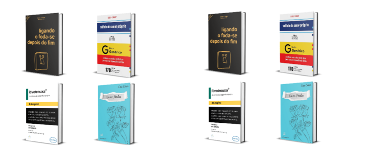 Combo Sulfato de Amor Próprio + Rivotrouxa + Ligando o fod4 -se depois do fim