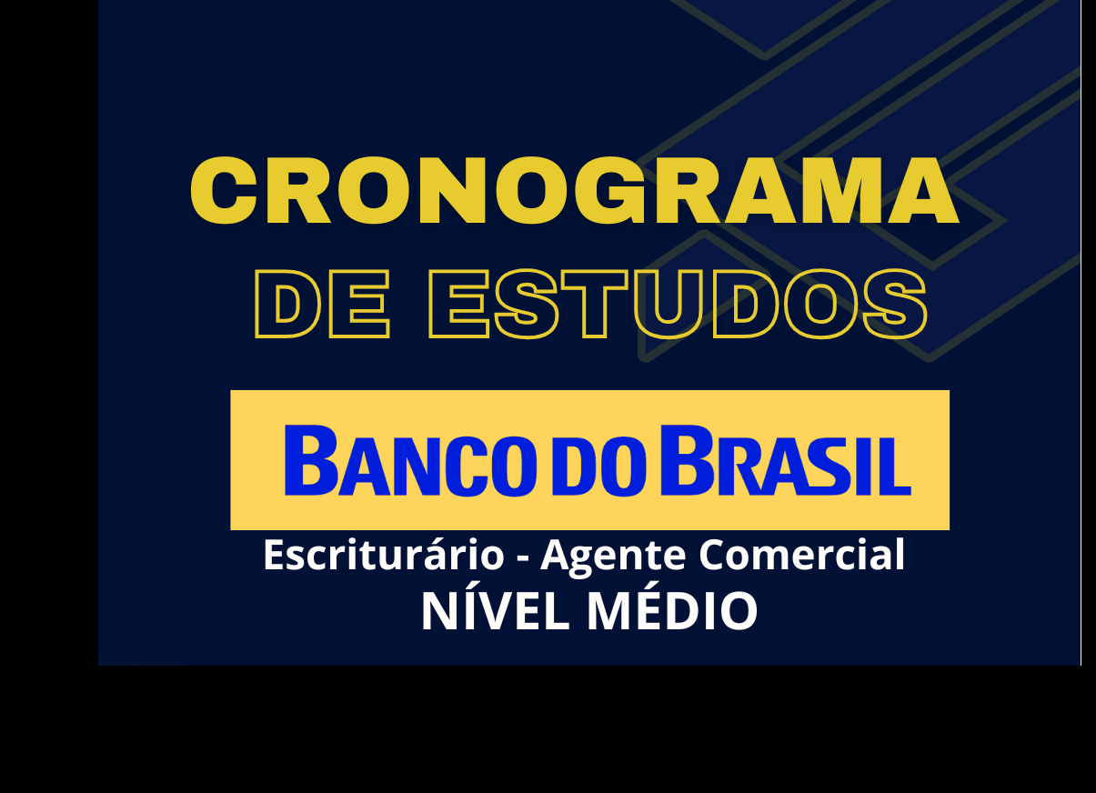 Cronograma BB 2025 - Escriturário Agente Comercial Melhor em Concursos Públicos PDF Compras Digitais