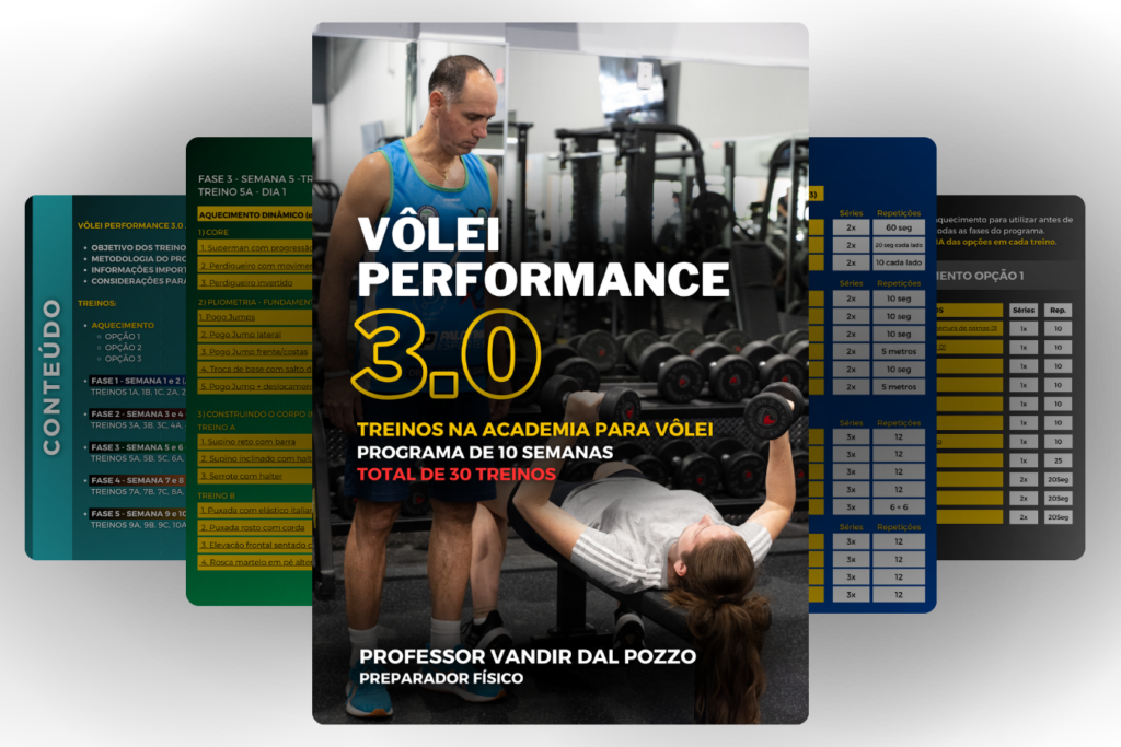 Vôlei Performance 3.0 – Treino na Academia para Aumentar Sua Força, Potência e Explosão em Quadra Compras Digitais