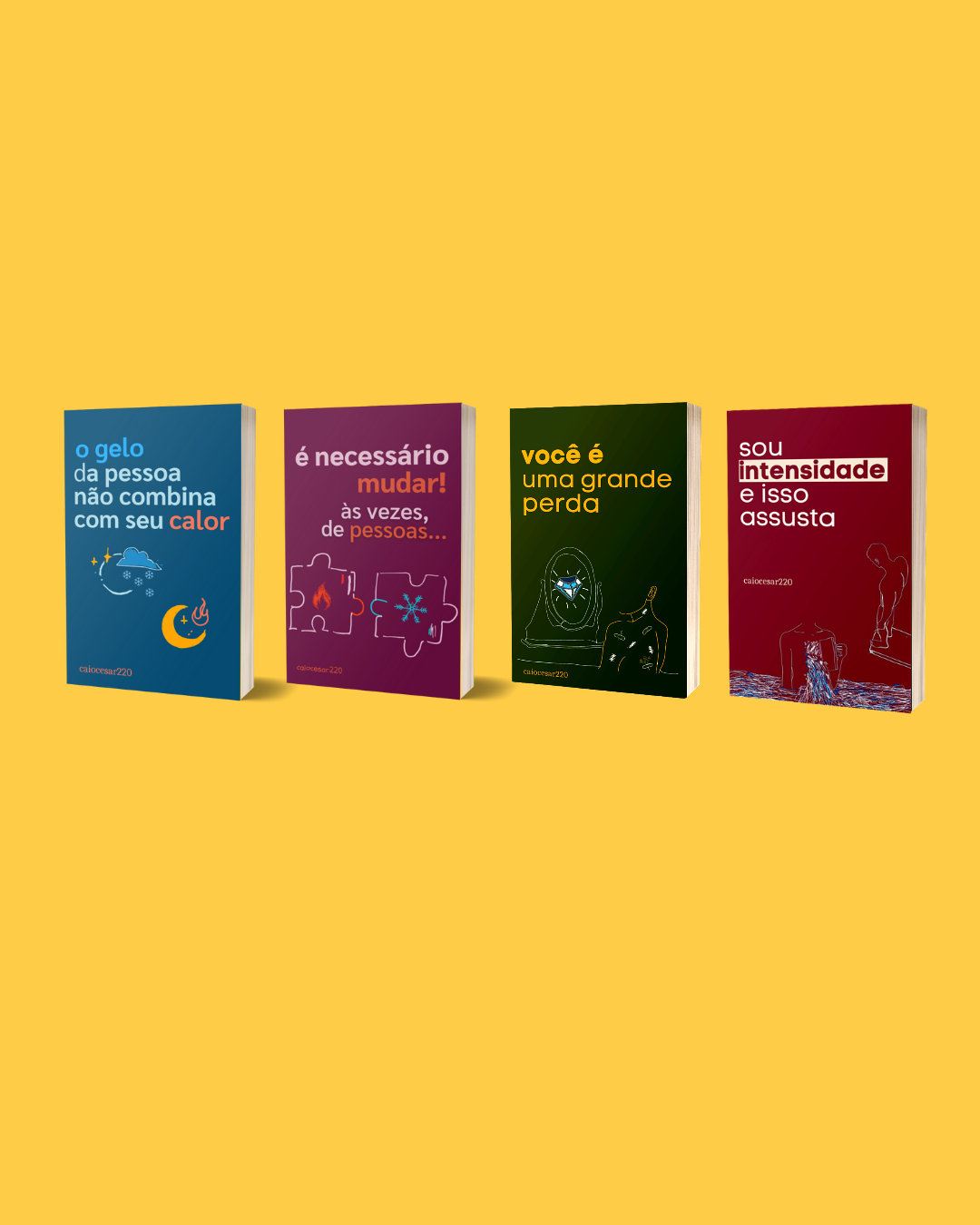 🔥 Combo de 4 Livros de Caio Cesar: Construa Relacionamentos Sólidos e Verdadeiros! 🔥 Compras Digitais