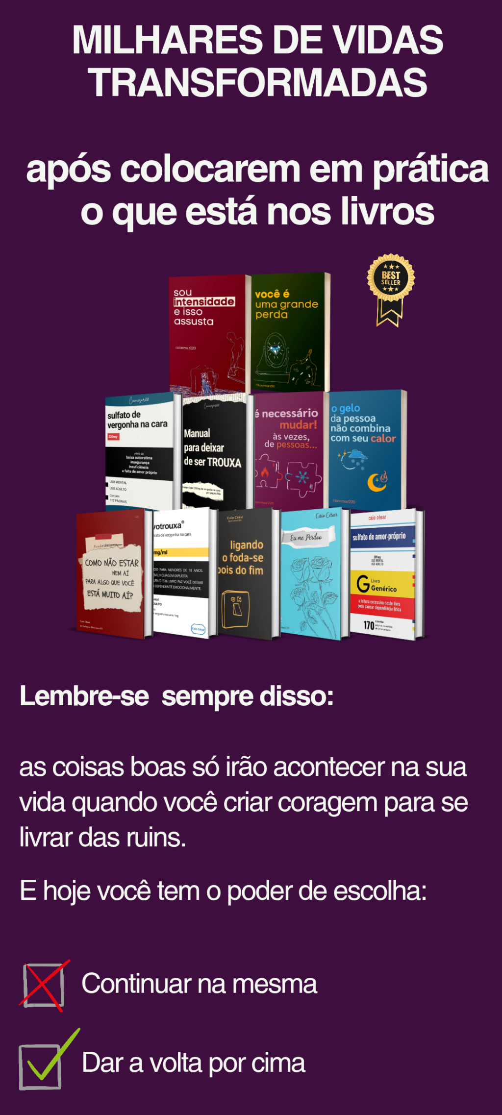 Como Superar Relacionamentos Abusivos: O Poder dos 11 Livros de Caio César Compras Digitais