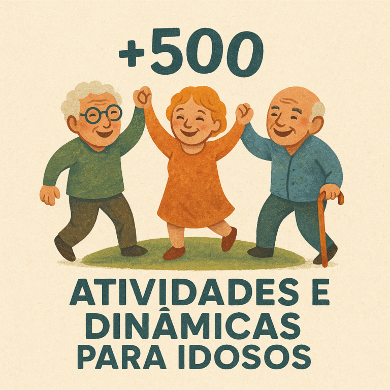 +500 Atividades e dinâmicas adaptadas para idosos