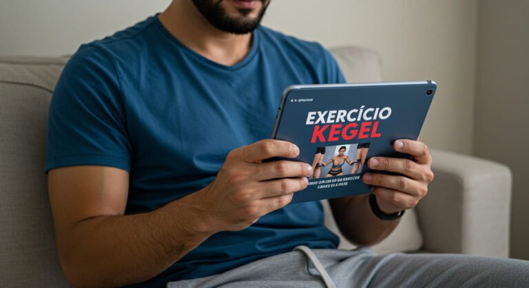 Kegel Pulsado em Pé: Exercício Essencial para Controle e Resistência do Assoalho Pélvico Masculino