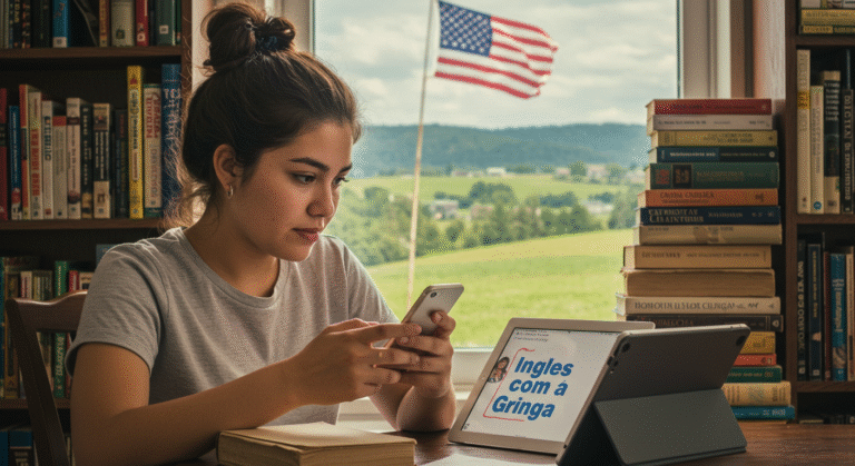 Inglês com a Gringa Hotmart: avaliação honesta, onde comprar e se realmente vale a pena