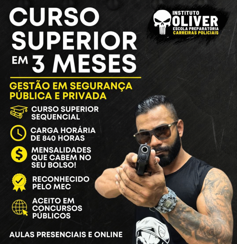 FAQ: Curso Superior Sequencial em Gestão de Segurança Pública e Privada