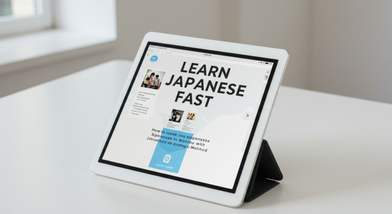 Aprender Japonês: Como Falar Japonês Passo a Passo em Meses com o Curso Aprender Japonês Rápido