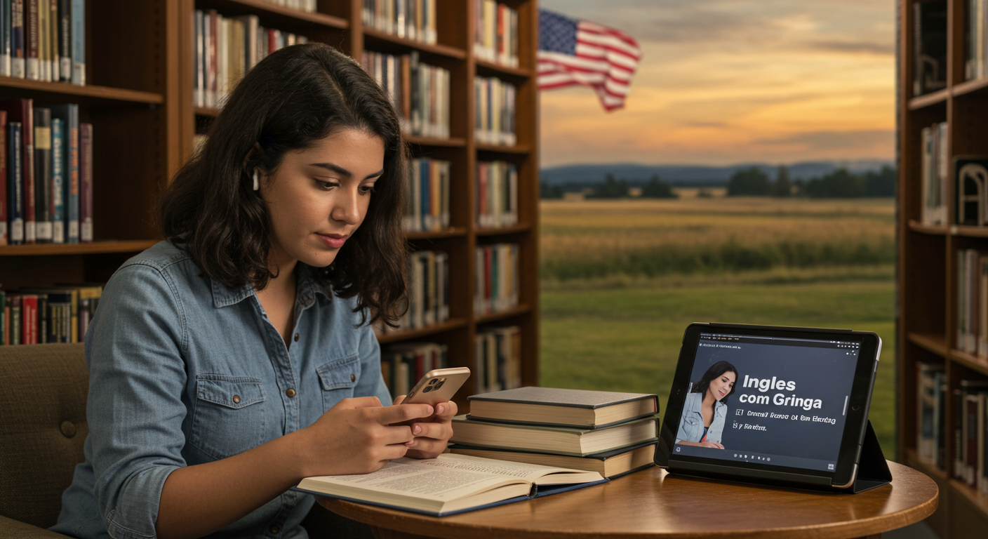 Inglês com a Gringa download: como baixar materiais, acessar a área do aluno e descobrir se vale a pena Compras Digitais