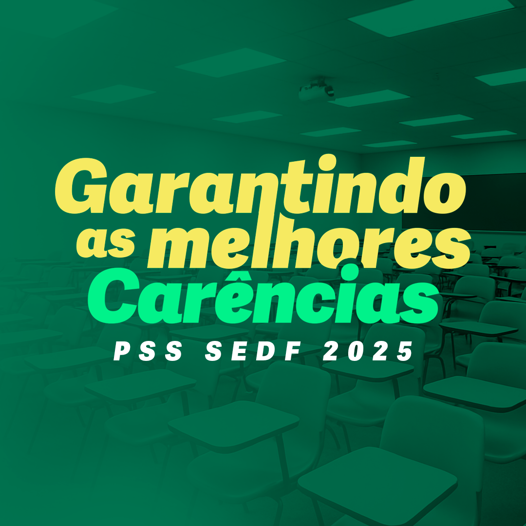 Curso Garantindo as Melhores Carências - PSS SEDF 2025 com Prof. Carlinhos Costa: Como escolher a melhor vaga no magistério público do DF? Compras Digitais Dicas de Cursos