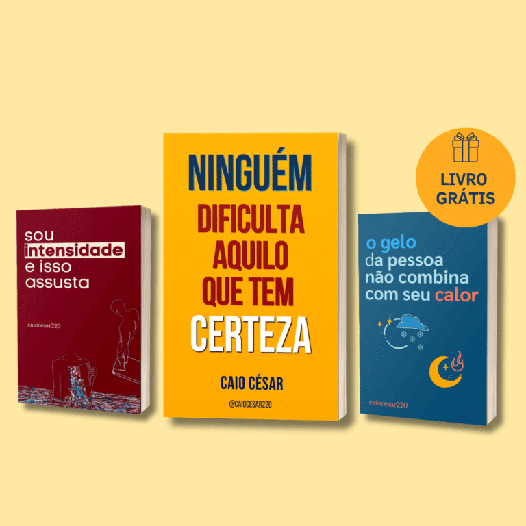 Manual de Reconstrução Emocional com Caio César: Guia Prático do Ebook “Ninguém dificulta aquilo que tem certeza + BRINDE”