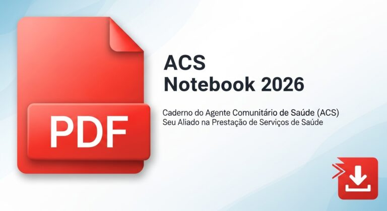 Caderno do ACS 2026 Marcelo Vieira: Download Essencial para Agentes Comunitários de Saúde