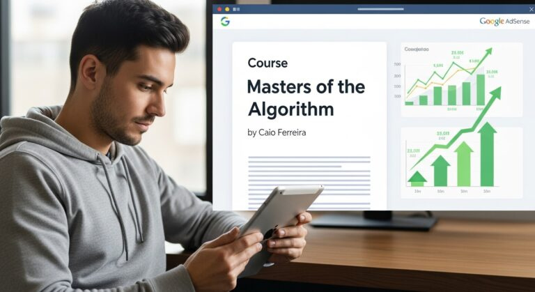 Mestres do Algoritmo Caio Ferreira: É Bom? Dicas para Monetização Acelerada e Ganhos em Dólar no YouTube (2025)