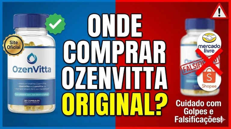 Onde Comprar OzenVitta Original? Saiba Evitar Golpes e Falsificações