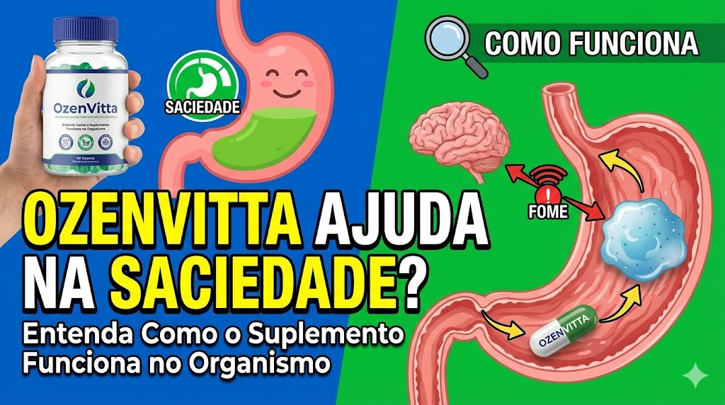 OzenVitta Ajuda na Saciedade? Entenda Como o Suplemento Funciona no Organismo Compras Digitais