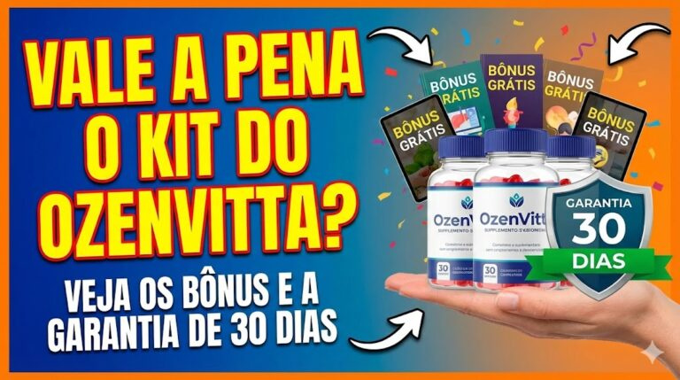 VALE A PENA O KIT DA OZENVITTA