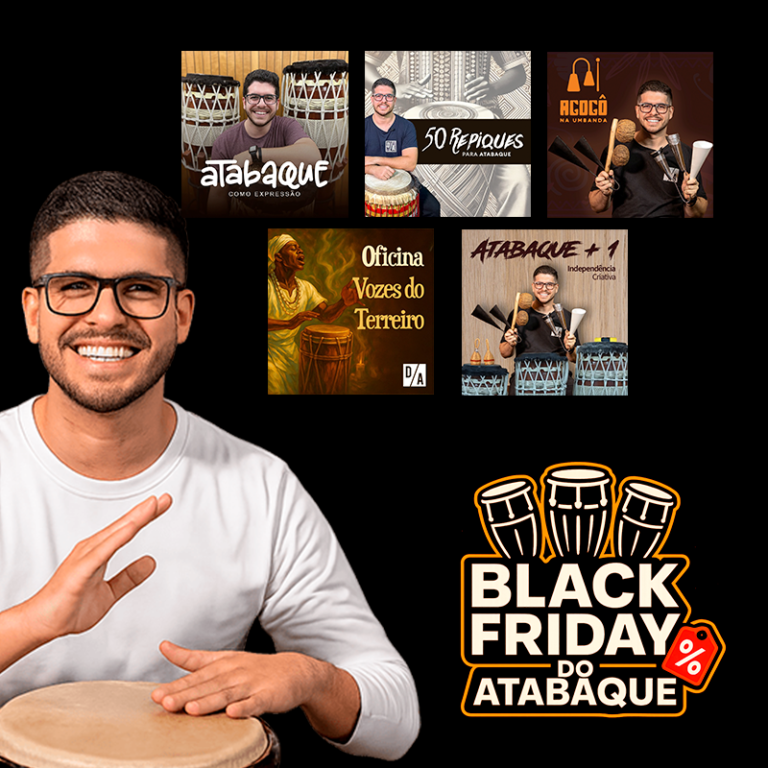 Cursos de Atabaque e Percussão Afro-Brasileira — Ressaca da Black