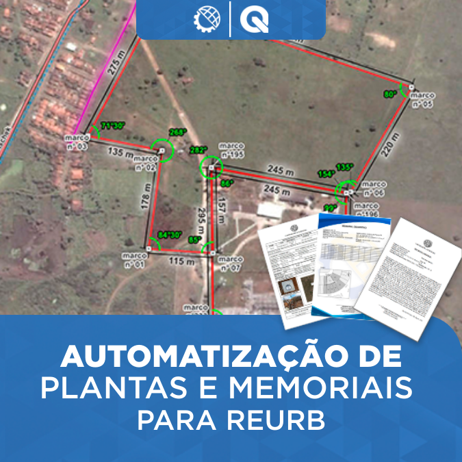 Automatização de Plantas e Memoriais para REURB com QGIS – Curso de Leandro França