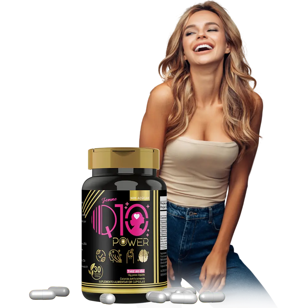 Femme Q10 Power: O Segredo para Viver Sem Enxaquecas e Com Mais Energia Compras Digitais