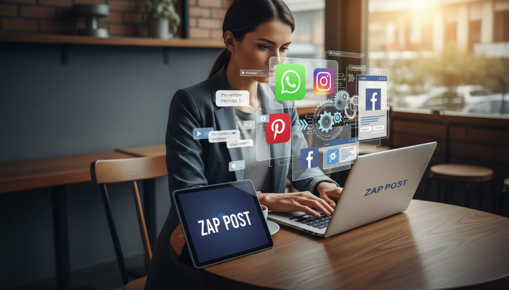 📲 ZapPost – Criador de Posts Diários: O Atalho Inteligente para Crescer nas Redes Compras Digitais