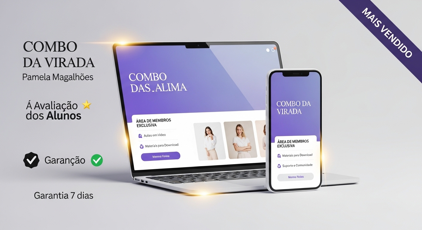 Combo da Virada 2026 — A Transformação Definitiva com Pamela Magalhães Compras Digitais