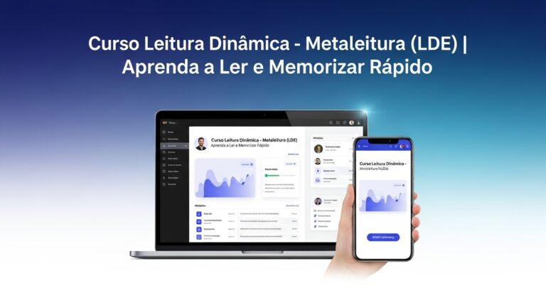 Curso Leitura Dinâmica – Metaleitura (LDE) | Aprenda a Ler e Memorizar Rápido