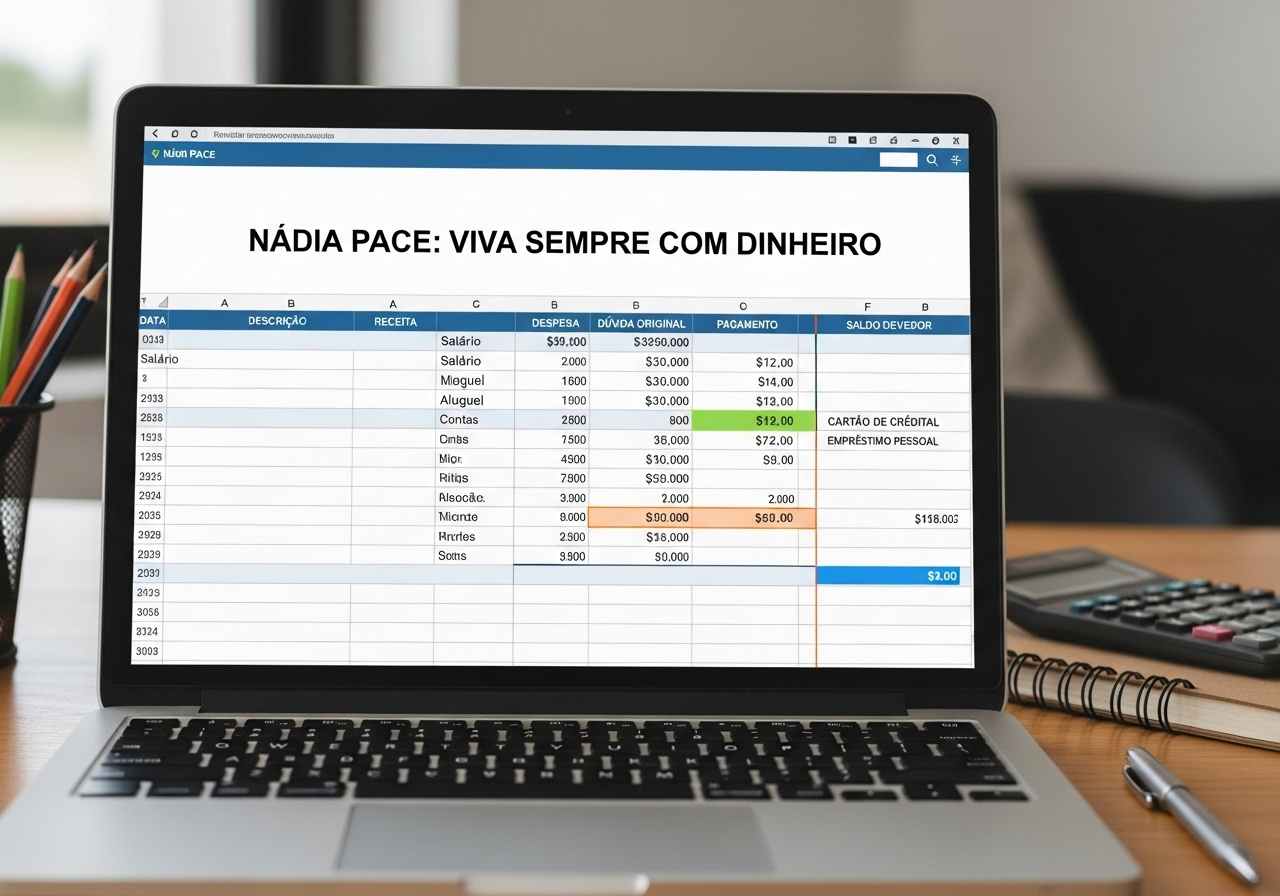 Nádia Pace Curso Viva Sempre com Dinheiro Respostas Busca Endividamento Compras Digitais