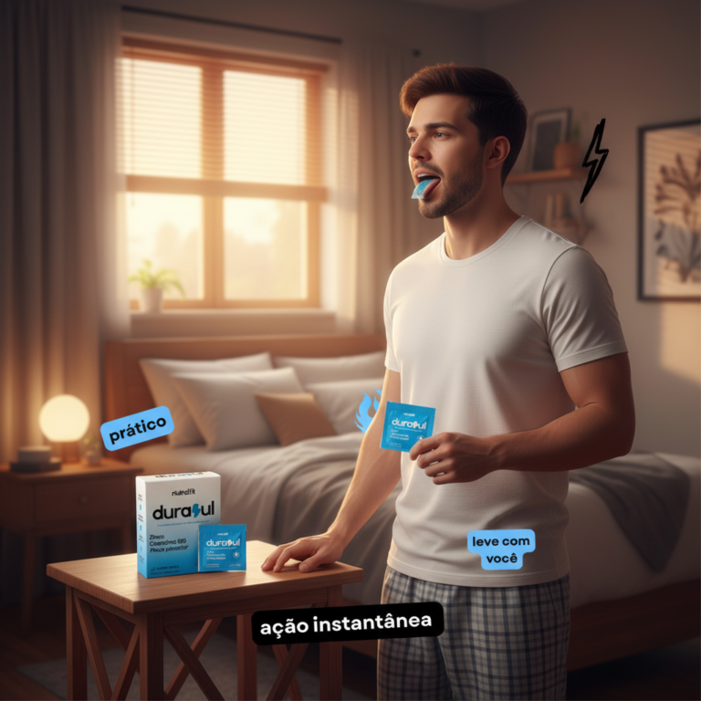 Durazul: absorção sublingual, desempenho masculino consistente