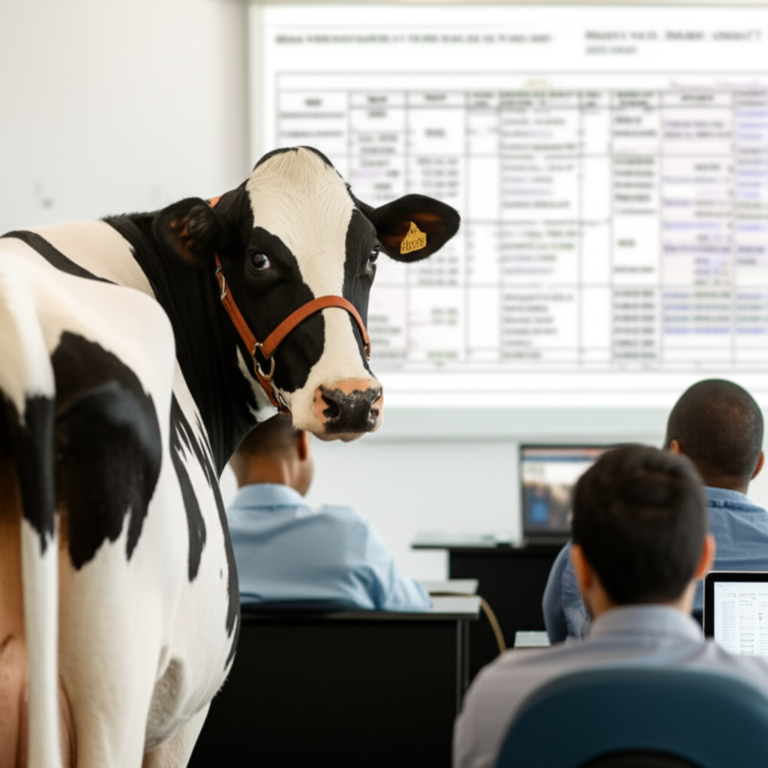Imagem representando o curso NASEM 2021 com foco em nutrição de bovinos leiteiros.