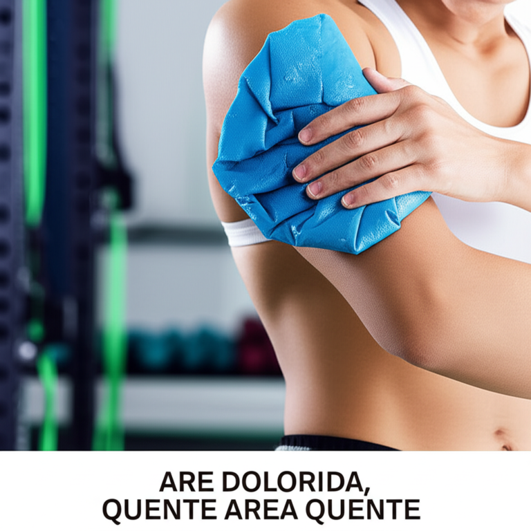 Imagem representando o uso de gelo e calor para recuperação física, relacionado ao produto Combo Gelo da pessoa não combina com seu calor de Caio Cesar.