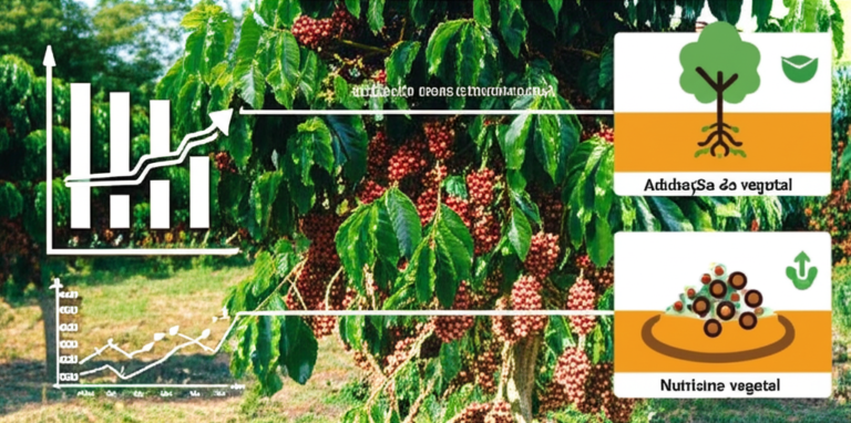 Cafezal com alta produtividade após adubação