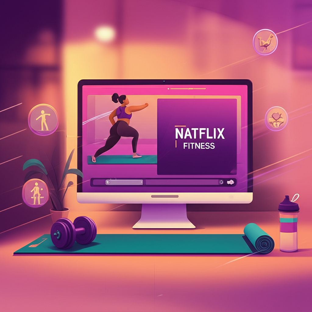 Natflix Fitness ou YouTube Gratuito? Onde colocar seu dinheiro no mundo fitness feminino? 1 https://www.comprasdigitais.com.br/natflix-fitness-ou-youtube-gratuito-onde-colocar-seu-dinheiro-no-mundo-fitness-feminino/ Ilustração de mulher treinando em casa com a plataforma Natflix Fitness exibida em um dispositivo, mostrando variedade de exercícios, nutrição e bem‑estar.