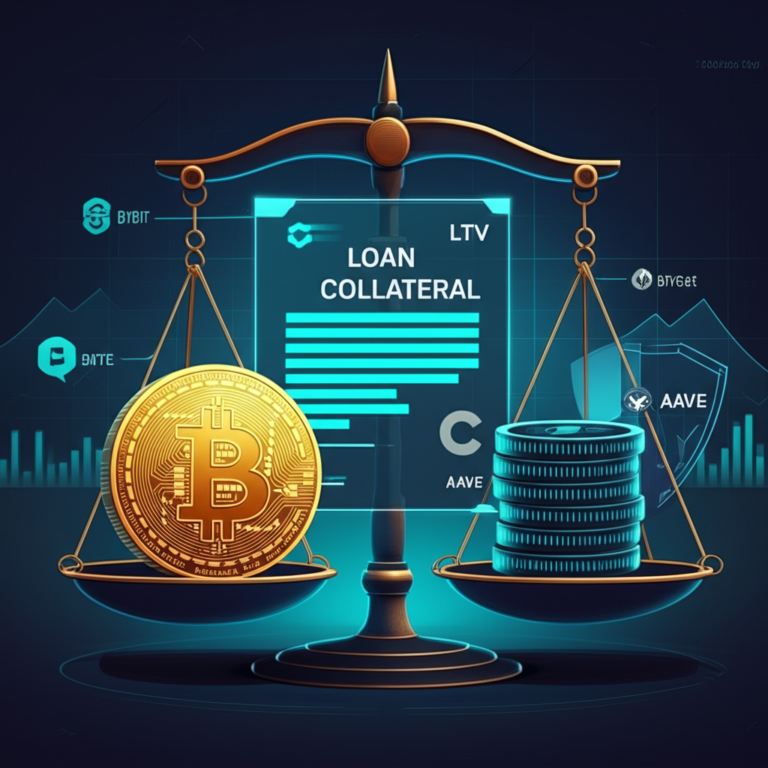 Empréstimo com Bitcoin Vale a Pena? Riscos e Vantagens Explicados 2026 5 https://www.comprasdigitais.com.br/acesso-ao-curso/page/96/ Bitcoin used as collateral for a USDT loan, balanced on a scale with financial charts and security symbols.