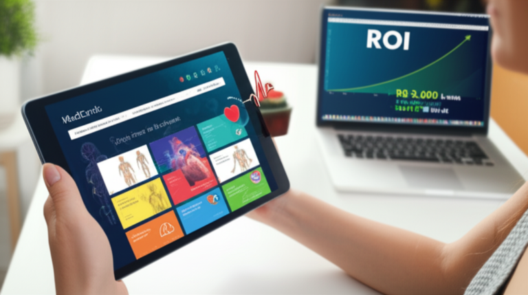 <h1>ROI do Medcards FULL Smart Flashcards: Vale o Investimento ou é Custo?</h1> 9 https://www.comprasdigitais.com.br/acesso-ao-curso/page/95/ Estudante de medicina usando tablet com Medcards FULL, exibindo flashcards médicos, imagens, mnemônicos e gráfico de ROI.