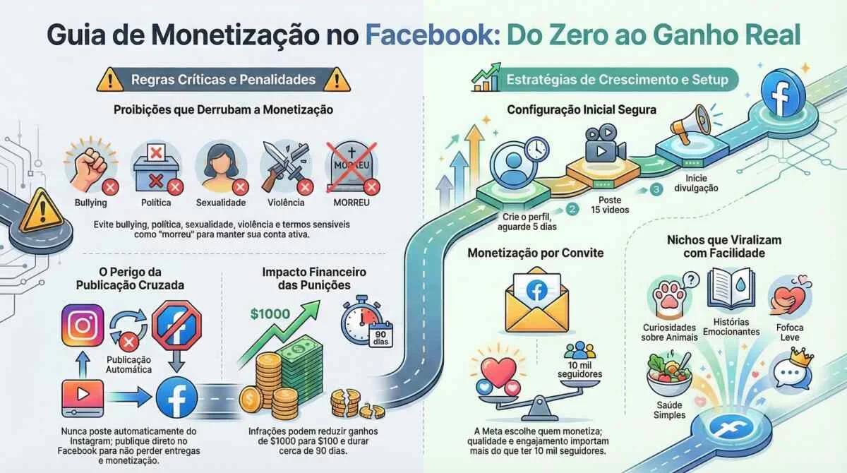 Como Monetizar Página no Facebook com IA sem Levar Ban por Conteúdo Não Original Compras Digitais