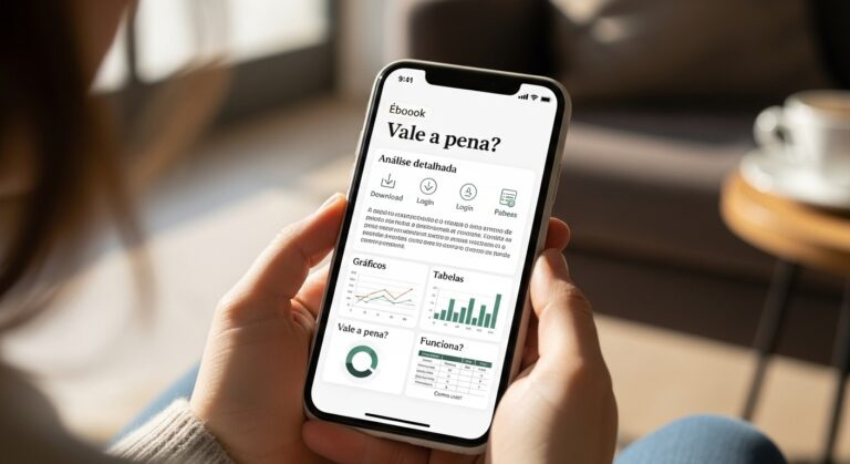 Imagem de uma pessoa trabalhando em frente a um computador com gráficos de mercado financeiro